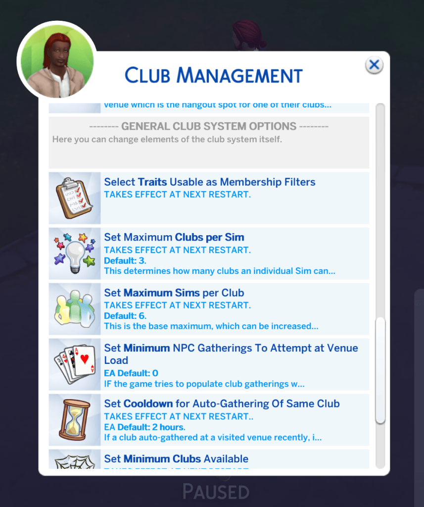 Club Management: an in-depth Sims 4 mod for clubs and club system options